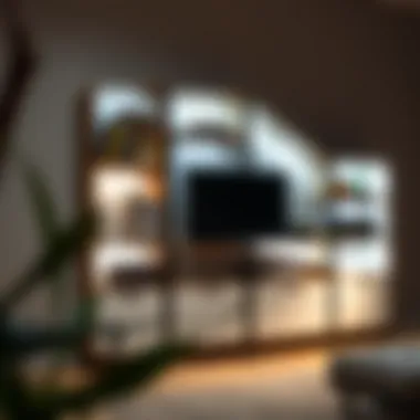 Functional Design with Integrated Lighting Functional 80 cm bookshelf with integrated lighting and diverse storage options