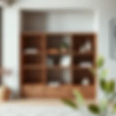 Minimalist Aesthetic with Natural Wood Minimalist 80 cm bookshelf made of natural wood, complementing interior decor