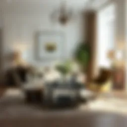 Elegant American service arrangement enhancing home decor