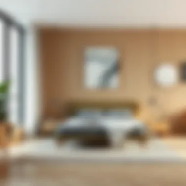 Functional living space incorporating a park bed