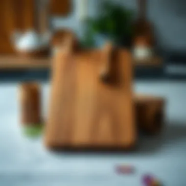 Durability of Oak Cutting Boards An oak cutting board highlighting durability