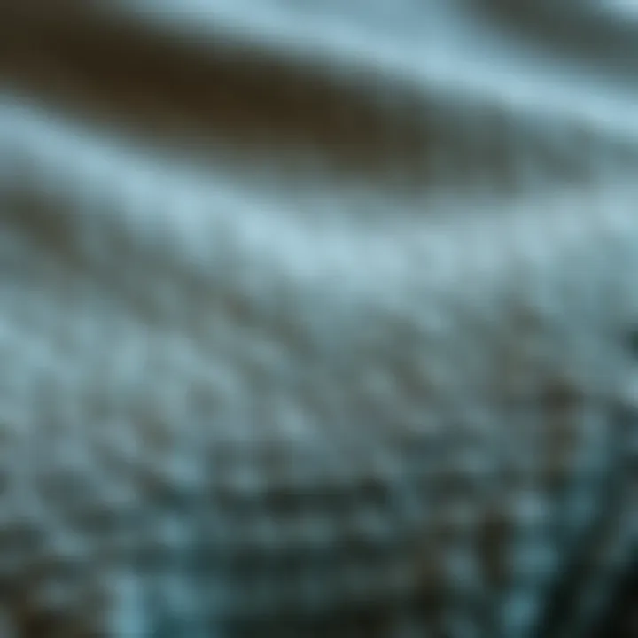 The Allure of Boucle Fabric Elegant boucle fabric showcasing its rich texture