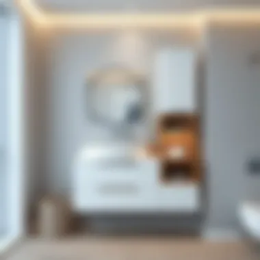 Functional Bathroom Cabinet for Space Optimization Compact and functional bathroom cabinet design