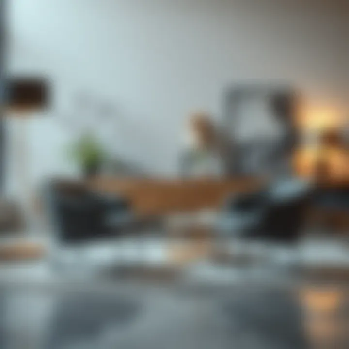 Versatile Integration in Modern Design Contemporary furniture showcasing the versatility of metal feet
