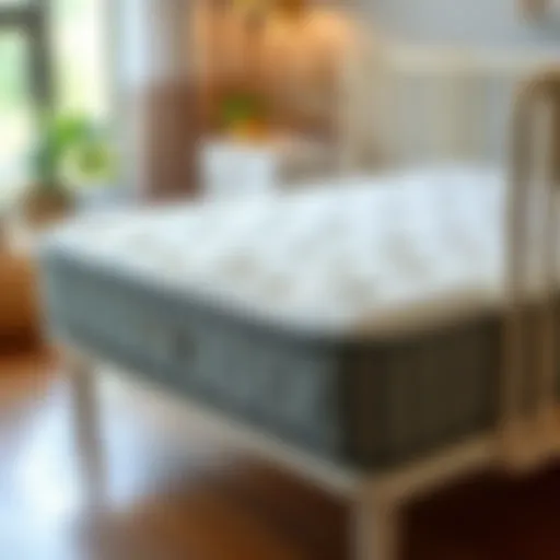 Breathable Crib Mattress High-quality crib mattress showcasing breathable fabric