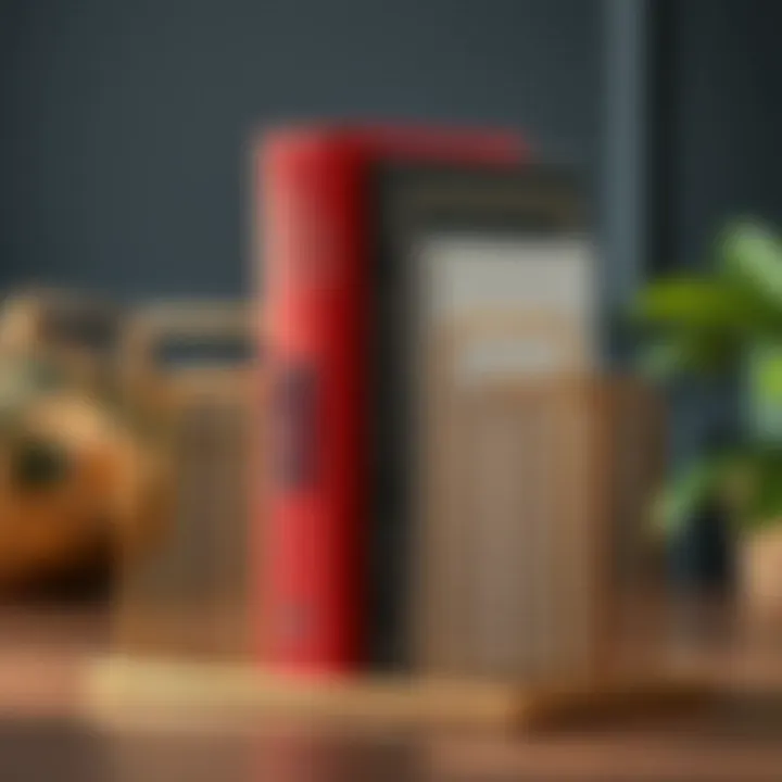 Elegant Metallic Book Holders Elegant metallic book holders designed to bring sophistication to decor.