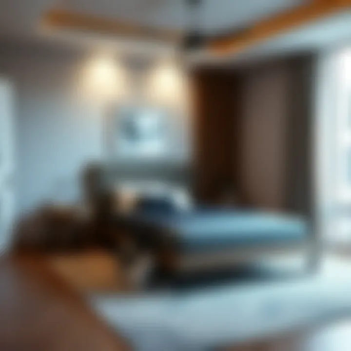 Modern Bedroom Showcasing a Stylish Single Bed with Storage Modern bedroom showcasing a stylish single bed with storage