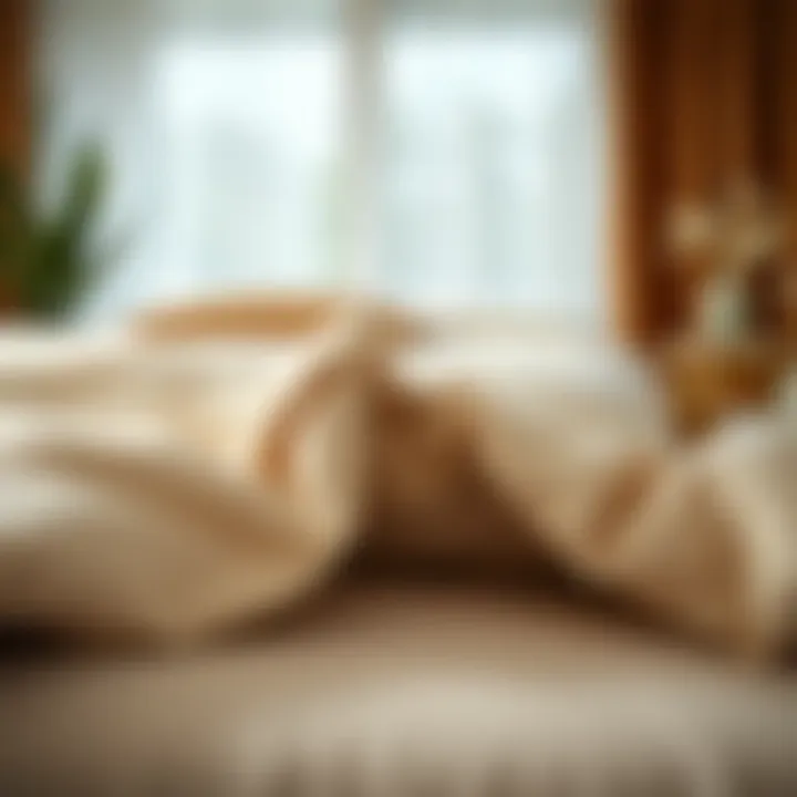 Effortless Care: Keeping Your Zippered Mattress Protector Fresh Demonstrating the easy maintenance of a zippered mattress protector