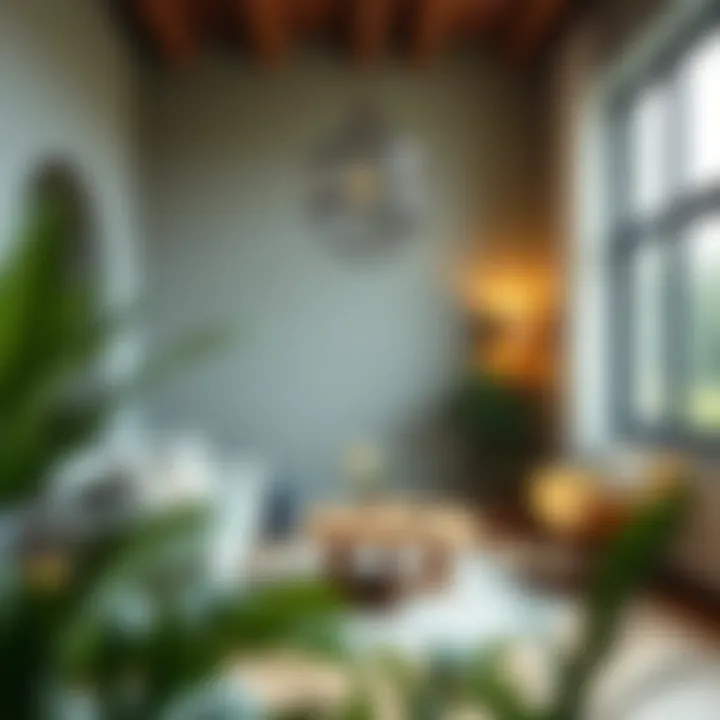 Sustainable and Eco-Friendly Interior Paint Eco-friendly paint options showcased in a modern setting