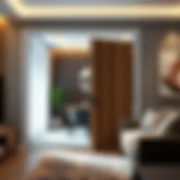 Elegant accordion door design showcasing versatility in home decor