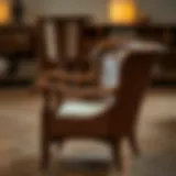 The Art of Wooden Armchair Design Elegant wooden armchair showcasing craftsmanship