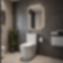 Stylish modern toilet design showcasing elegance and functionality