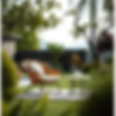 Enhancing Outdoor Spaces with Stylish Seating Stylish outdoor chair in a garden
