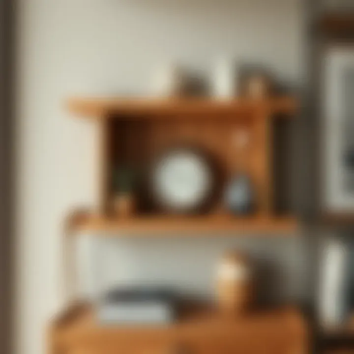 Personalized Shelf Decor Handcrafted shelf decor showcasing personal style
