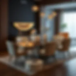 Stylish 6-piece bag table showcasing modern design