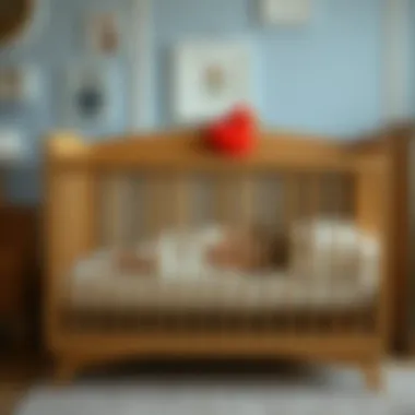 Infant sleeping comfortably in a well-chosen crib