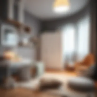 Innovative Space Optimization Innovative space optimization in a baby room using multipurpose furniture