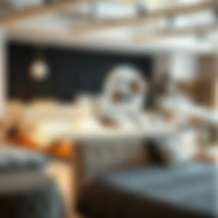 Showcase of Various Bed Designs Different bed styles displayed in a showroom