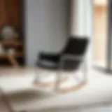 Elegant rocking chair design for modern interiors