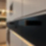 Stylish kitchen cabinet handle design showcasing modern aesthetics