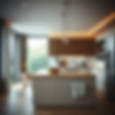 Aesthetic Kitchen Island in Interior Design Aesthetic kitchen island complementing interior design