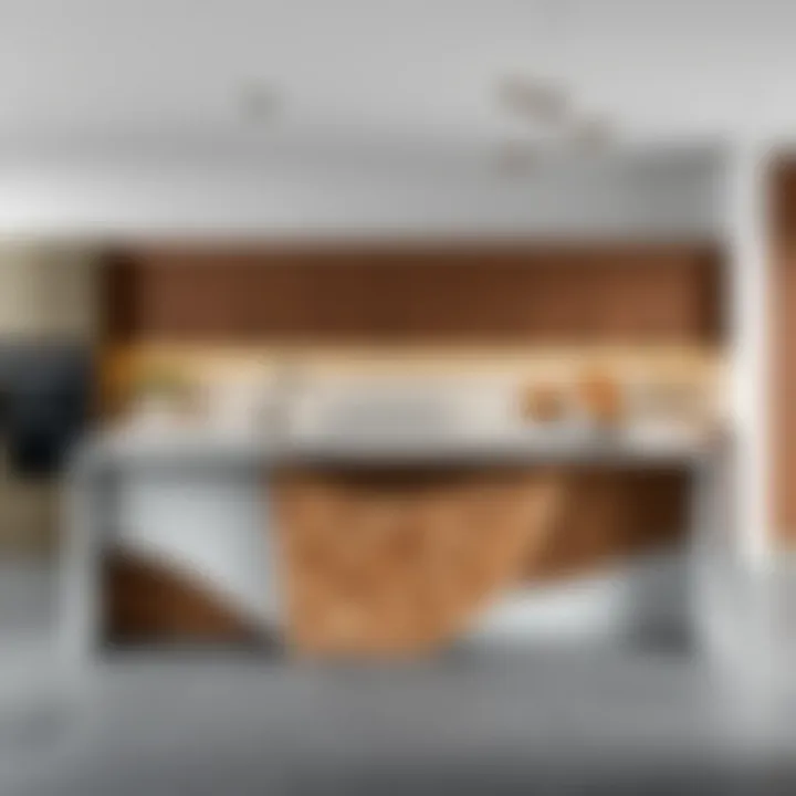 Diverse Materials in Kitchen Islands Sleek kitchen island showcasing various materials