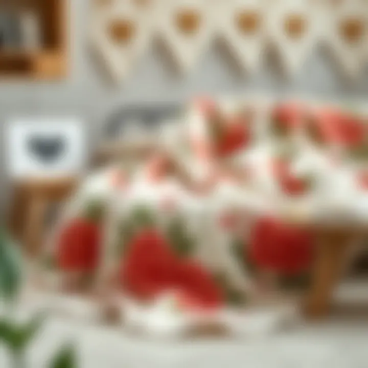 Elegant Floral Design for Baby Blankets Elegant floral design for baby blankets