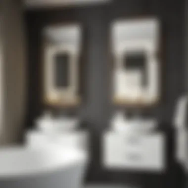Innovative Bathroom Storage Solutions Elegant mirror cabinet design enhancing bathroom decor