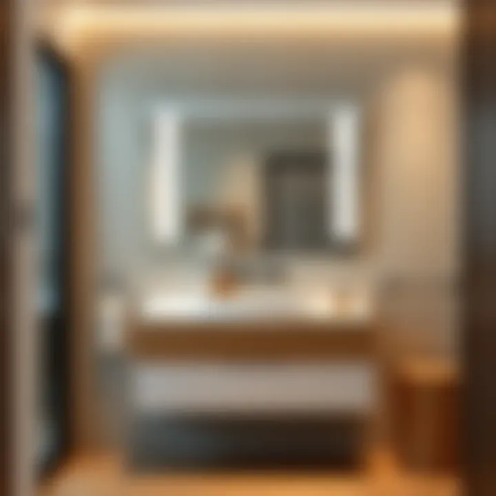 Maximizing Space with Style Functional features of a mirror bathroom cabinet