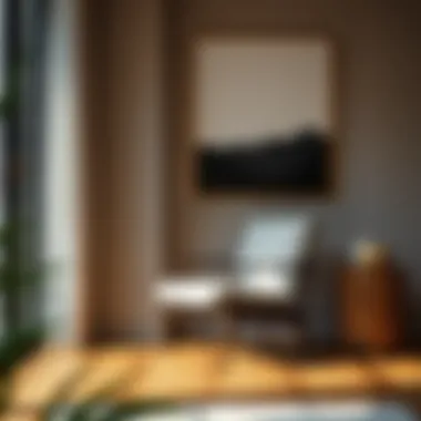 Armless Chair in Modern Decoration Elegant armless chair complementing contemporary decor