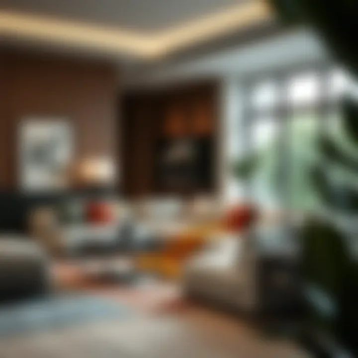 Diverse Sofa Arrangements in Modern Interiors A cozy living room featuring various sofa styles and arrangements.