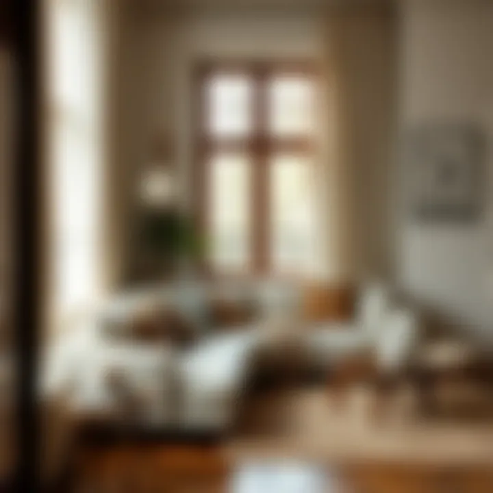 Creating a Cozy Atmosphere Cozy atmosphere created by a cream corner sofa