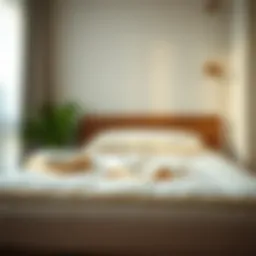 Soft and cozy mattress protector on a single bed