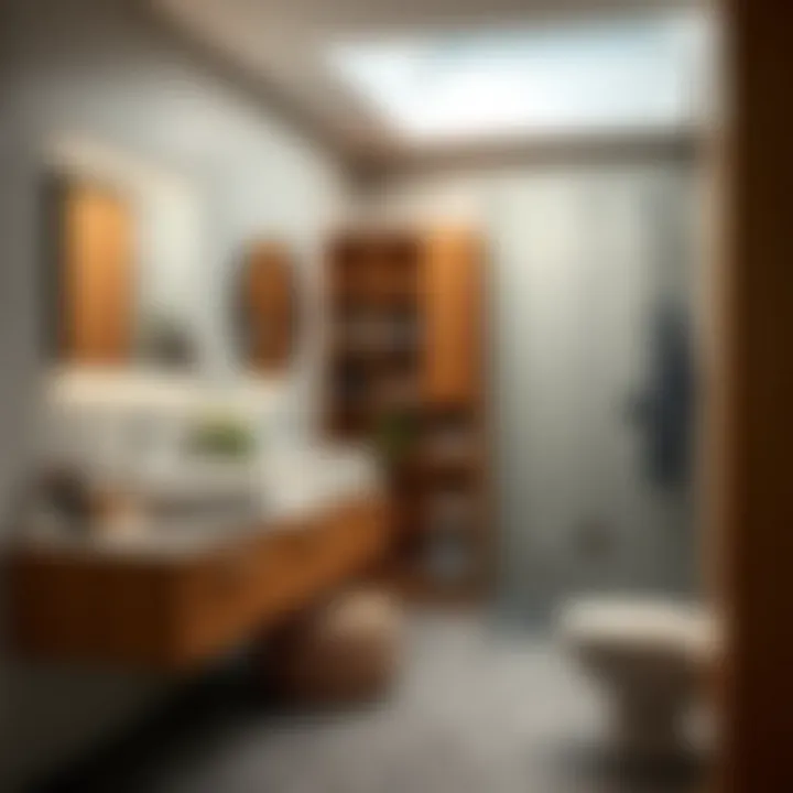 Innovative Storage in Lavabolu Bathroom Design Functional storage solutions in a stylish bathroom setup