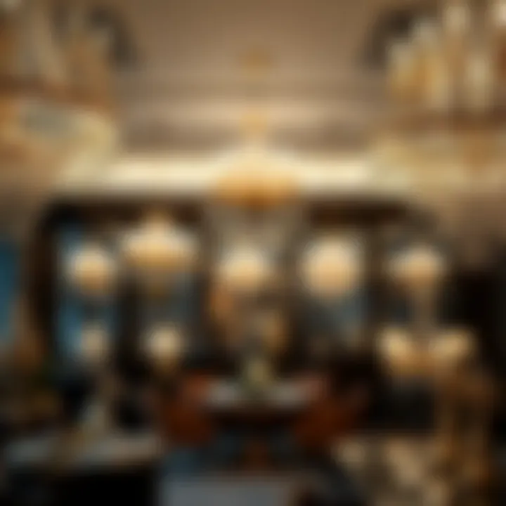 Materials That Define Luxury Chandeliers Various chandelier materials displayed