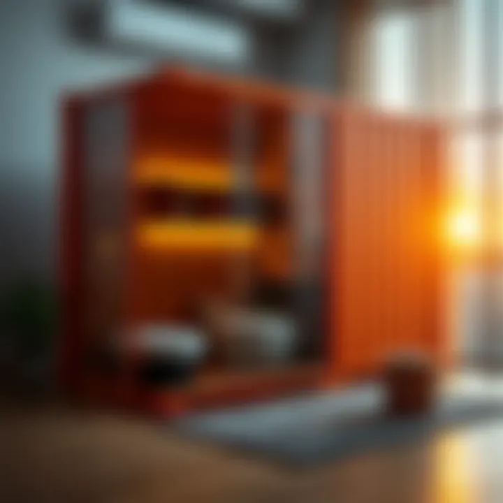 Innovative Features for Home Decor Innovative features of the storage container enhancing home decor