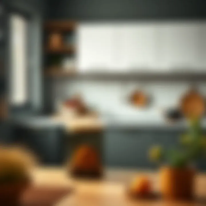 Practicality in a Stylish Kitchen Practical use of Madame Coco container in a stylish kitchen setting