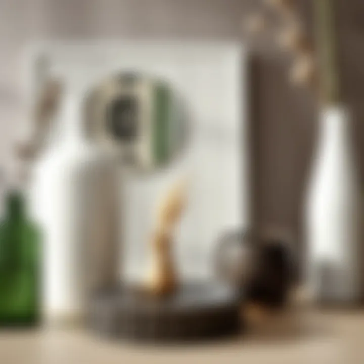 Innovative Material Choices Modern materials used in home decor, including glass and ceramics
