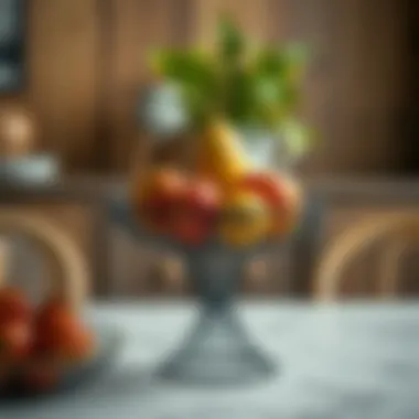 Stylish Metal Fruit Stand Stylish metal fruit stand that adds a touch of sophistication to decor