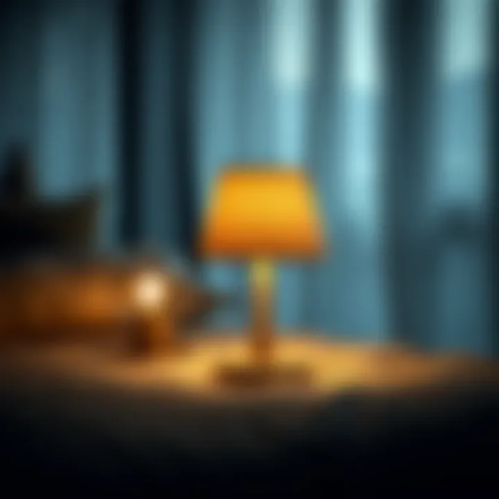 Sustainable Night Lamp Choices Eco-friendly night lamp options displayed