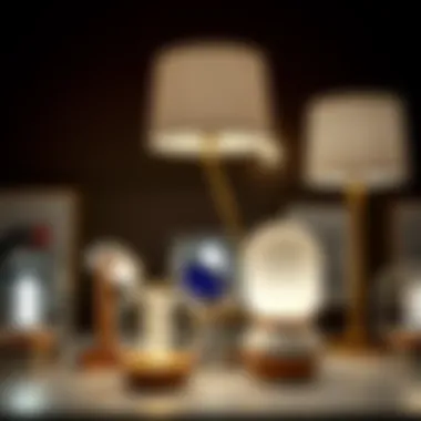 Diverse Night Lamp Designs Variety of night lamps showcasing different designs