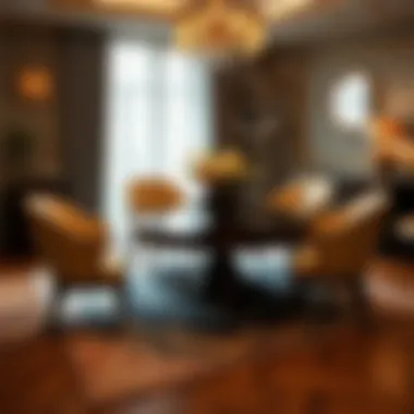 Premium Luxury Dining Room Set Luxury dining room furniture emphasizing premium materials