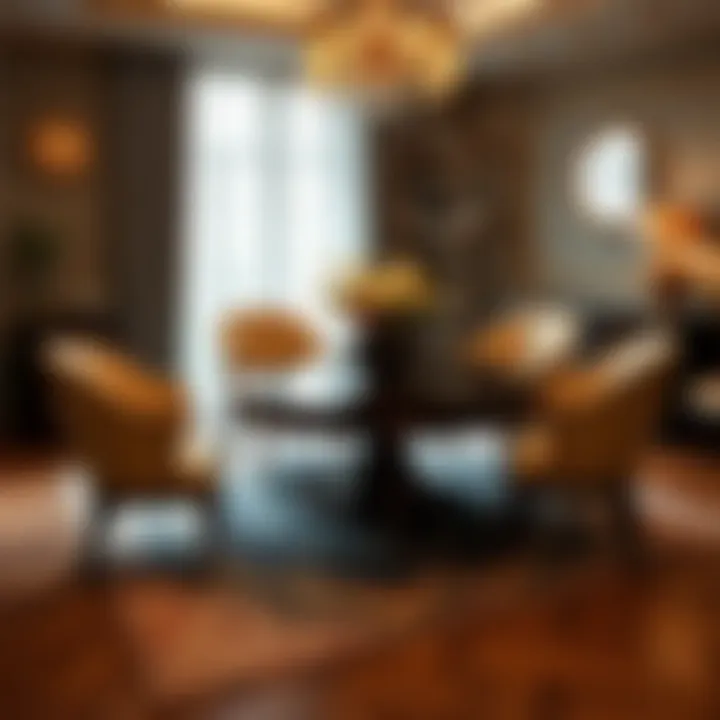Premium Luxury Dining Room Set Luxury dining room furniture emphasizing premium materials