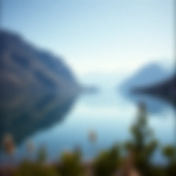 Majestic Mountains and Reflections A breathtaking view of mountains reflected in a tranquil lake