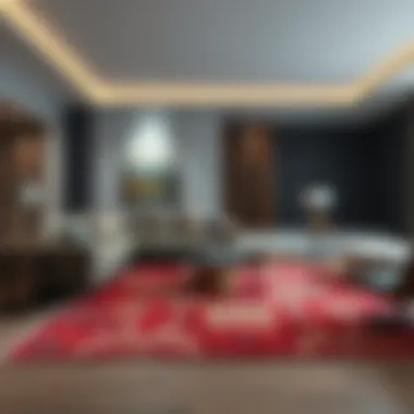 Nylon Rugs in Modern Interior Design Modern living room featuring nylon rugs as a centerpiece