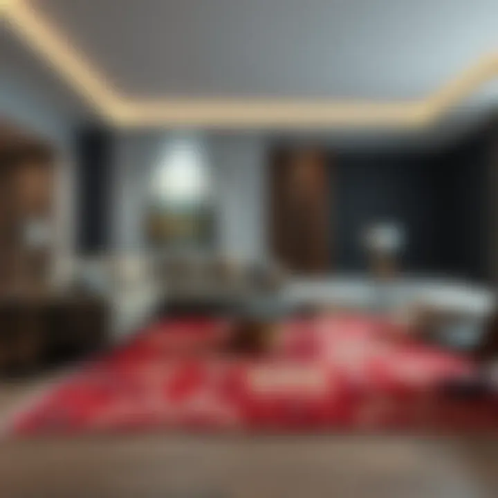Nylon Rugs in Modern Interior Design Modern living room featuring nylon rugs as a centerpiece