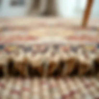 Quality Standards of Nylon Rugs Detailed view of nylon rug texture and quality standards