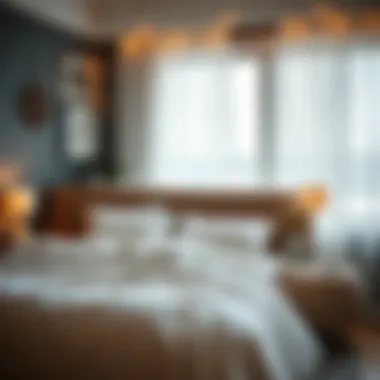 Stylish Harmony: Matching Linens and Decor Stylish bedroom decor with matching New Year linens