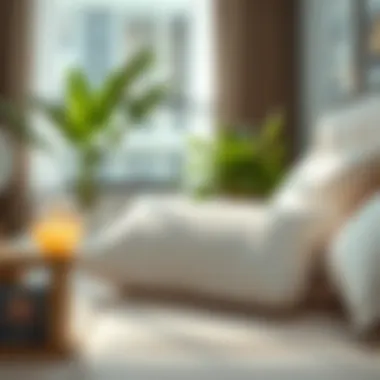 Visco Pillow for Spinal Support Illustration showing the benefits of using a visco pillow for spinal health