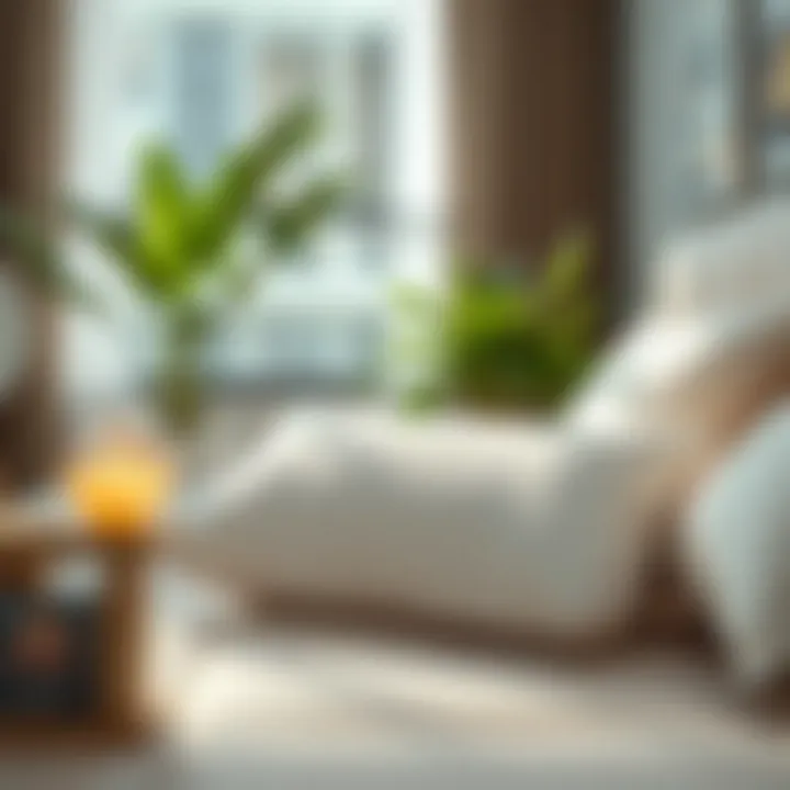 Visco Pillow for Spinal Support Illustration showing the benefits of using a visco pillow for spinal health